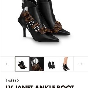 NWT Sz 7.5 Authentic Louis Vuitton Janet Boots.